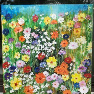 Colorful Flower Field